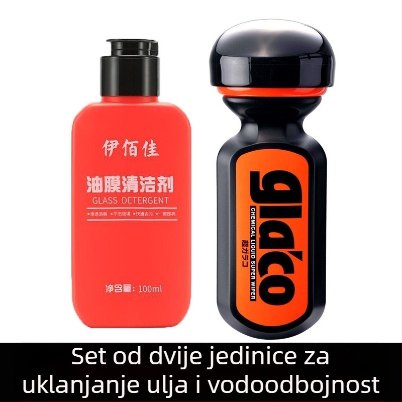 Uklanjanje masnog filma sa stakla za auto staklo i retrovizor – Marka: Other; Tip: Uklanjivač masnog filma sa stakla; Glavni sastojci: Default item; Rok trajanja: Other; Standardi implementacije: Other