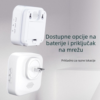 Bežični zvon za vrata s dva prijemnika, daljinsko upravljanje, za kuću i ured