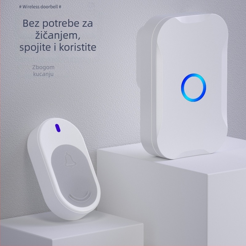 Bežični zvonac za kućanstvo CX-ZB8093, 90-250V, <=0.5W, melodija od 58 tonova, kućna uporaba