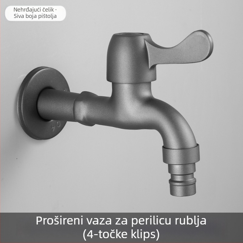 Nehrđajući čelični ventil za perilicu rublja, jednostruki spoj, bakreno jezgro ventila