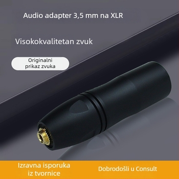 Audio adapter kabel 3,5 mm na XLR s napajanjem phantom 48V