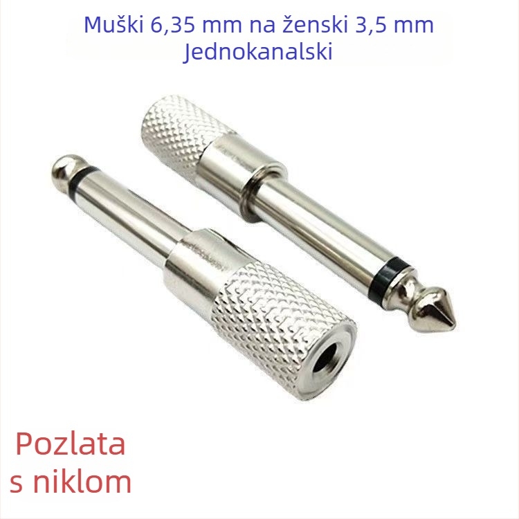 Audiokabel, niklirano, HiFi zvuk, niklirani konektori protiv oksidacije i dulji vijek trajanja, model AJS6535