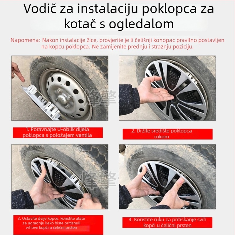 Poklopac središta kotača za Baoma E100 – ABS, univerzalno pristajanje, proizvodni broj LGG0008866