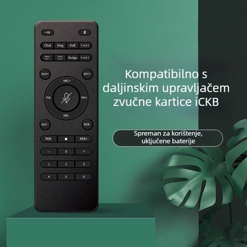 Daljinski upravljač za ickb SO8 zvučnu karticu 5. generacije, Bluetooth, marka Wuchuan, Pribor