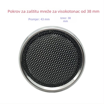 Kryt mreže tweetera, 38 malih kružnica + mreža, Jin Feng