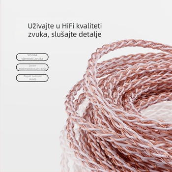 7N OCC kabel za zvučnike za Hi‑Fi DIY audio, auto audio modifikacije, duljina 1 m