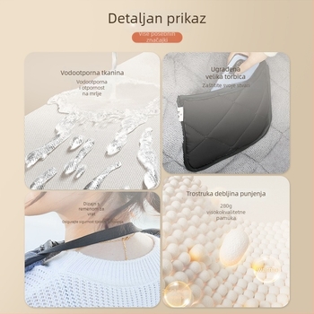 Navlaka za vjetrobran skutera Uhr125 – otporna na habanje, debeli zimski flis unutarnja podstava