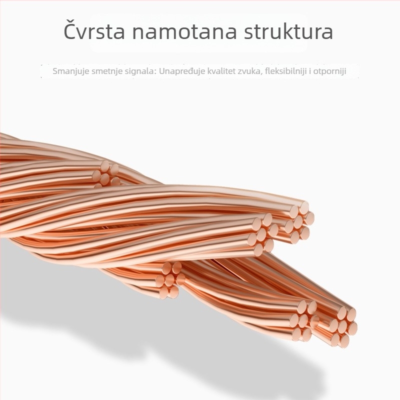 Nacionalni standard: profesionalni ekranirani audio kabel za unutarnju i vanjsku upotrebu za scenske zvučnike EVJV2, 2-žilni i 4-žilni