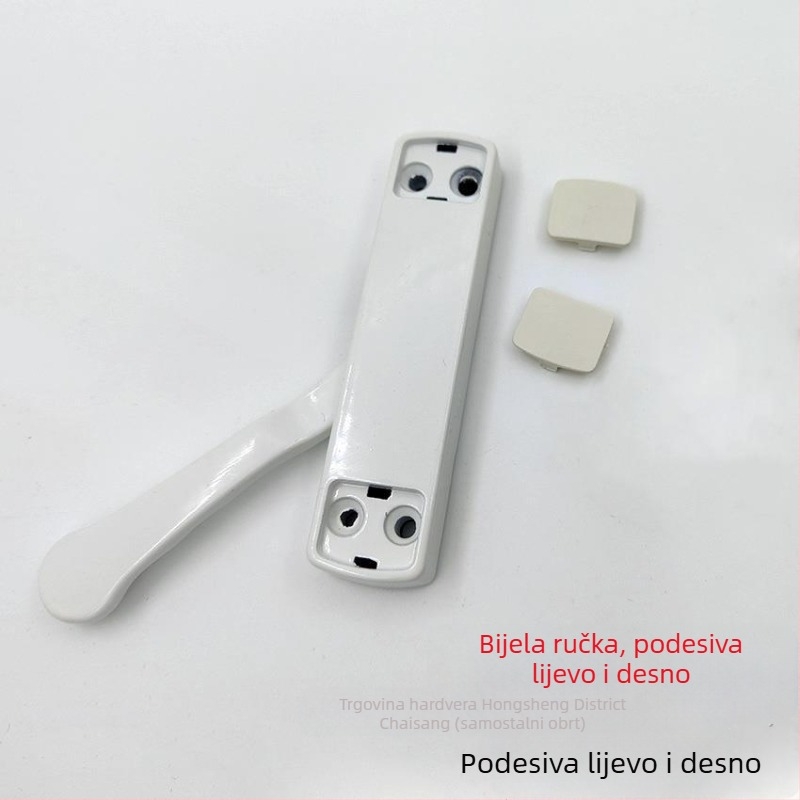 Aluminijska ručica za kasetno okno, bočno otvaranje, tanka plosnata ručica, integrirana mreža za prozor, prilagodljiva