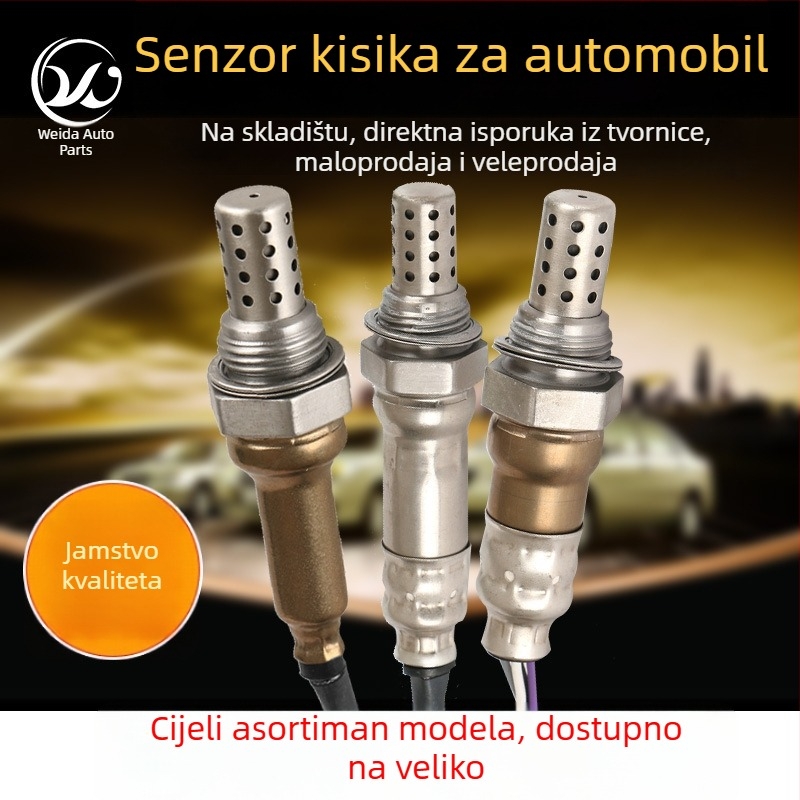 Automobilski senzor kisika – prednji i stražnji, WEIDA AUTO PARTS, model 000001, raspon mjerenja 1-2, točnost 000001