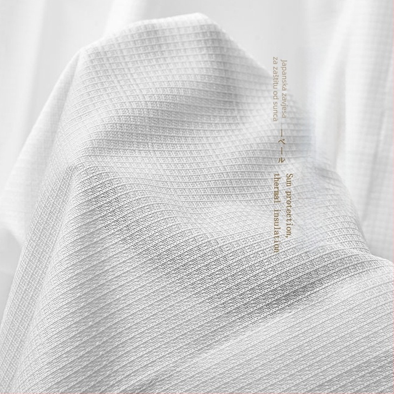 Jacquard zavjese od poliestera, poluprozirne, ali nisu prozirne, za dnevni boravak, spavaću sobu, balkon i restoran