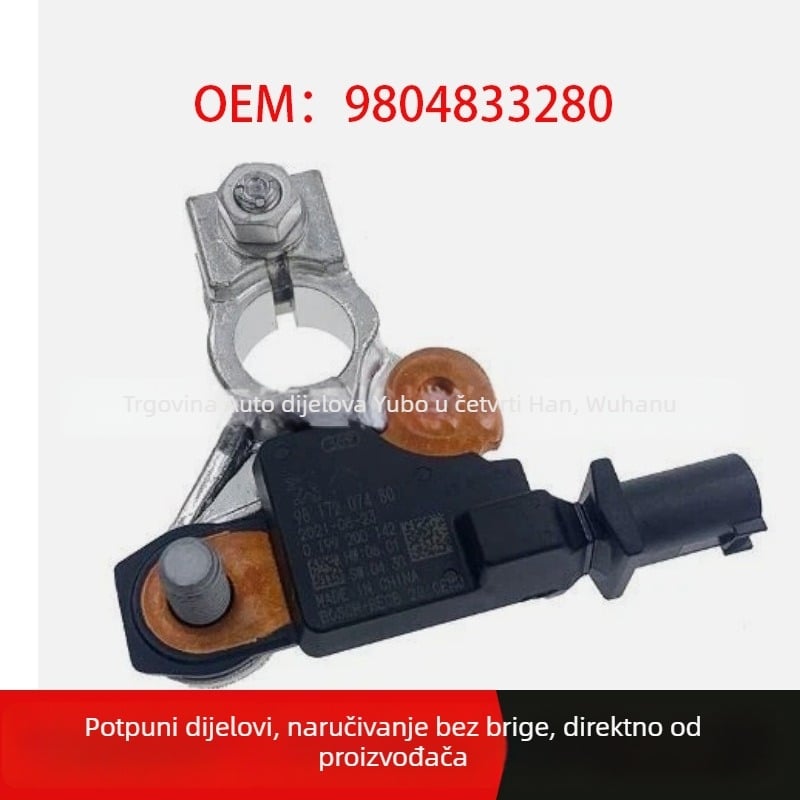 Automobilski senzor OE 9804833280 - Senzor negativne linije za Peugeot Citroën T93, Univerzalna kompatibilnost, Materijal plast/guma, Originalna tvornička podrška