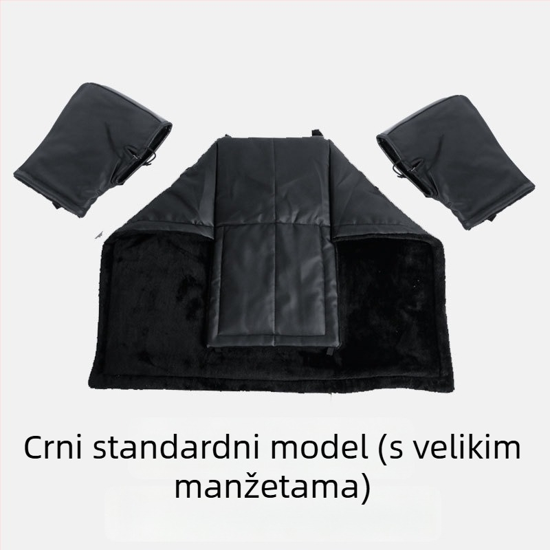 Zimska zaštita za noge za električni skuter/motocikl, s fleece podstavom, zaštita od kiše, ručno postavljanje