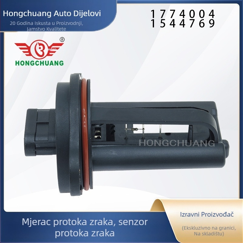 Mjerac protoka zraka Hongchuang – Model 1774004 (5-pin)/(3-pin) 1544769; Raspon mjerenja 1774004 (5-pin)/(3-pin) 1544769; Točnost 1774004 (5-pin)/(3-pin) 1544769; Za automobilsku industriju; Šifra artikla HCH383