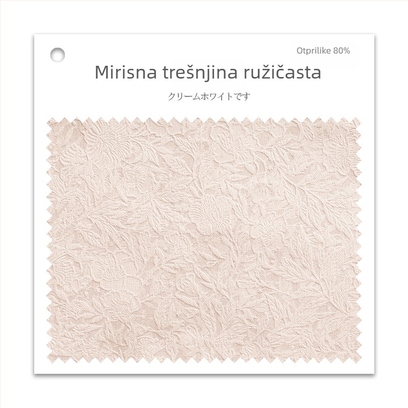 Chenille zavjesa u francuskom stilu s cvjetnim uzorkom, potpuno zatamnjenje (90–100%), pogodna za kutne prozore, prozore od poda do stropa i ravne prozore
