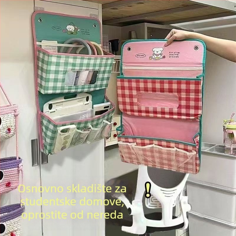 Zidni viseći spremnik za donje rublje, višestruki organizator od netkanog materijala, trodimenzionalni dizajn