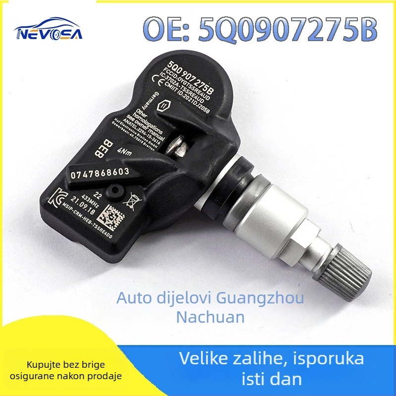 NEVOSA TPMS senzor tlaka guma 5Q0907275B/5Q0907275 za Volkswagen, Audi, Porsche, Bentley