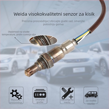 Senzor kisika WEIDA AUTO PARTS — modeli 9001347 96394004 96394003 25361764 25327985 192098; mjerna skala: 9001347 96394004 96394003 25361764 25327985 192098; točnost mjerenja: 234-4284 (primjenjivo za 03-07 Kaiyue); opseg primjene: 9001347 96394004 9639400