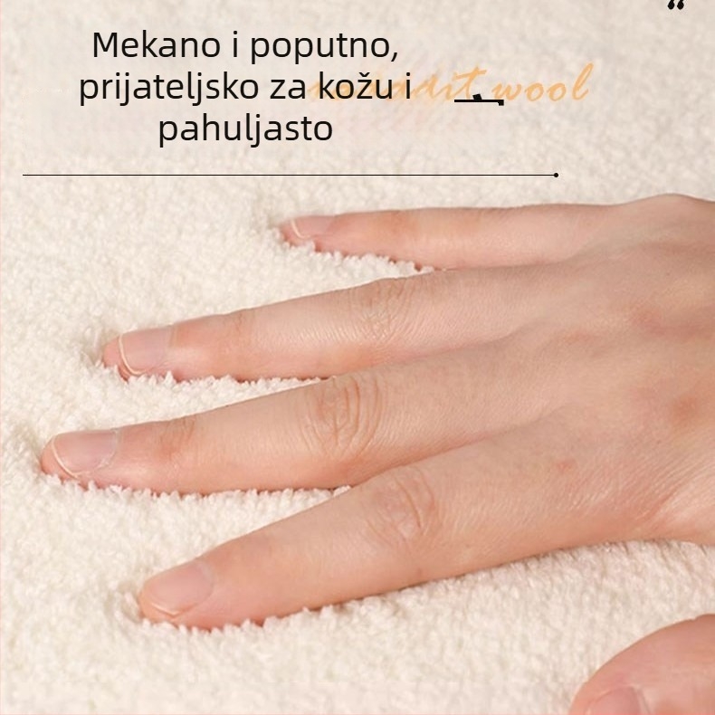 Slatki karikatura jastuk za kauč, imitacija kašmira za ured, jastuk za sjedenje za dulje sjedenje, topao jastuk za dom i učionicu