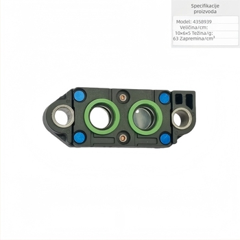 Senzor tlaka usisača za Cummins motore | Modeli: 4358939, 22181342, 22172068, 21713917, 21634076 | Specifikacije: 4mpp2-23, 4307166