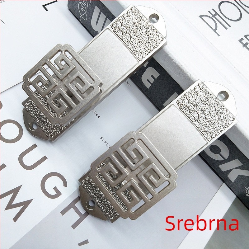 Zidni kukica za zavjese, metalna konstrukcija, model: kineski zidni kuk, sa vijcima, pogodno za sve vrste zavjesa, stil: novi kineski stil