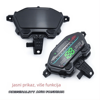 LCD mjerač za motocikl VARIO125/CLICK125/150/160 – 12V, model VARIO125/CLICK125/150/160, kompatibilan s HONDA VARIO125/CLICK125/150/160, SHARK POWER