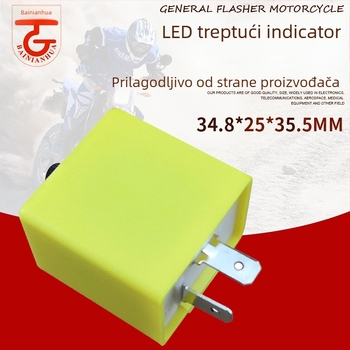 LED migalica za motocikl s regulacijom frekvencije - 12-30V, 50W, model 311-13, kompatibilan s većinom motocikala
