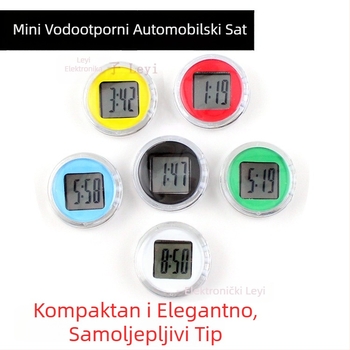 Elektronički sat za motocikl – vodootporan dodatak za modifikaciju vremena, MTZ model, ABS plastika + mehanizam, univerzalna kompatibilnost, težina 0,007 kg