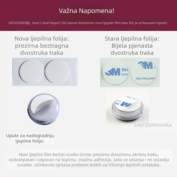 Elektronički sat za motocikl – vodootporan dodatak za modifikaciju vremena, MTZ model, ABS plastika + mehanizam, univerzalna kompatibilnost, težina 0,007 kg