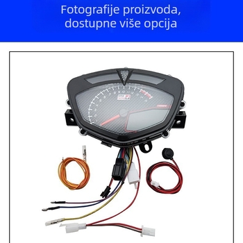 LCD instrument ploča motocikla YMH LC135 C8, marka TACE, ABS, podesivi kabel, kompatibilno s YMH LC135 C8, prilagodljivo
