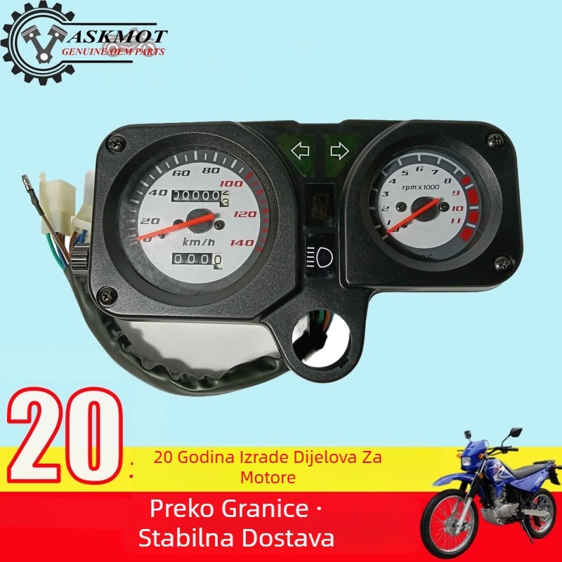 Elektronički instrument ploče motocikla Light riding QM200/GXT200 sa odometrom i brzinomjerom – točnost 100%