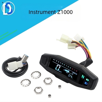 Motocikl mini HD LCD elektronička instrument ploča: brzomjer, tahometar i indikator razine goriva; ABS; težina 209 g; model Motorcycle modification