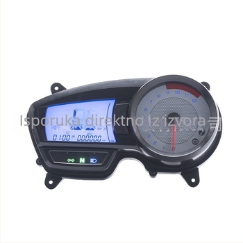 JG LCD zaslon za motocikl TVS160, 12V, kompatibilan s TVS160-180