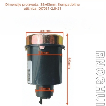 Ronghui RH12V3P-MT relej za svjetla sa zvučnim podsjetnikom za električne motocikle (IP65, 85 c/min, kompatibilno WY125, GY6-125 Guangyang 100)