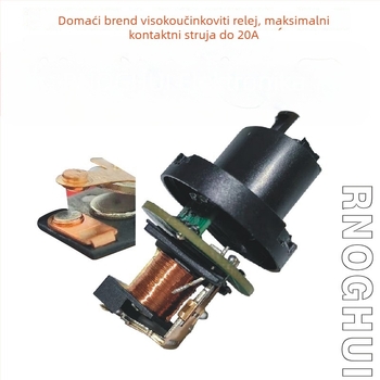 Ronghui RH12V3P-MT relej za svjetla sa zvučnim podsjetnikom za električne motocikle (IP65, 85 c/min, kompatibilno WY125, GY6-125 Guangyang 100)