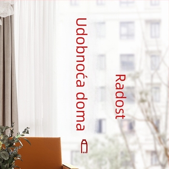 Elektrostatne naljepnice za staklena vrata za useljenje — statički film, OPP vrećica, marka Dongyang Chengnuo Yibai, poklon za preseljenje