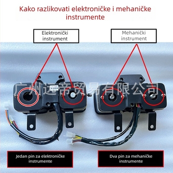 CMK GS125/150 instrument ploča za motocikl s odometrom, tahometrom i elektroničkim mjeračem brzine