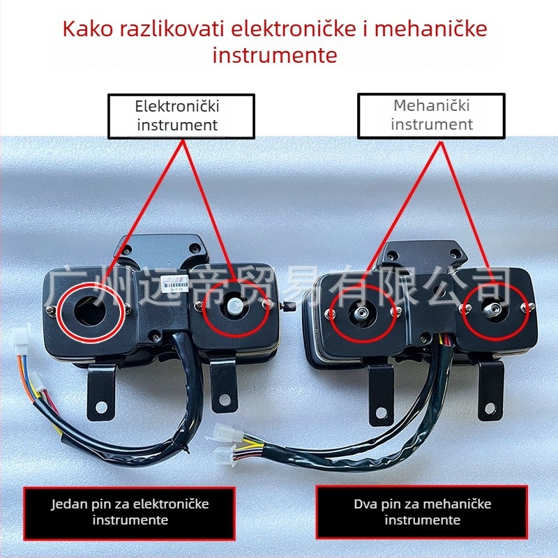 CMK GS125/150 instrument ploča za motocikl s odometrom, tahometrom i elektroničkim mjeračem brzine