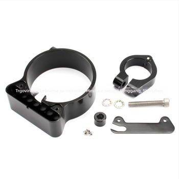 Držač instrumentne ploče za Harley-Davidson XL883/1200 – CNC obrađen aluminij, bočna montaža mjerača brzine, Model MP08-004-0020 21, Mole Shark