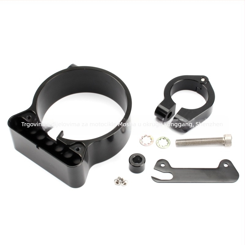 Držač instrumentne ploče za Harley-Davidson XL883/1200 – CNC obrađen aluminij, bočna montaža mjerača brzine, Model MP08-004-0020 21, Mole Shark