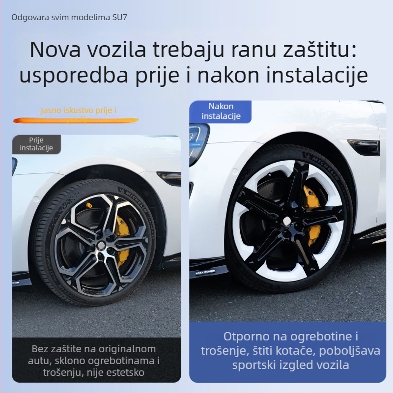 Poklopac središnjeg otvora kotača Xiaomi SU7, plastični, podrijetlo Changzhou, kompatibilan s Xiaomi SU7 modelima, opća namjena