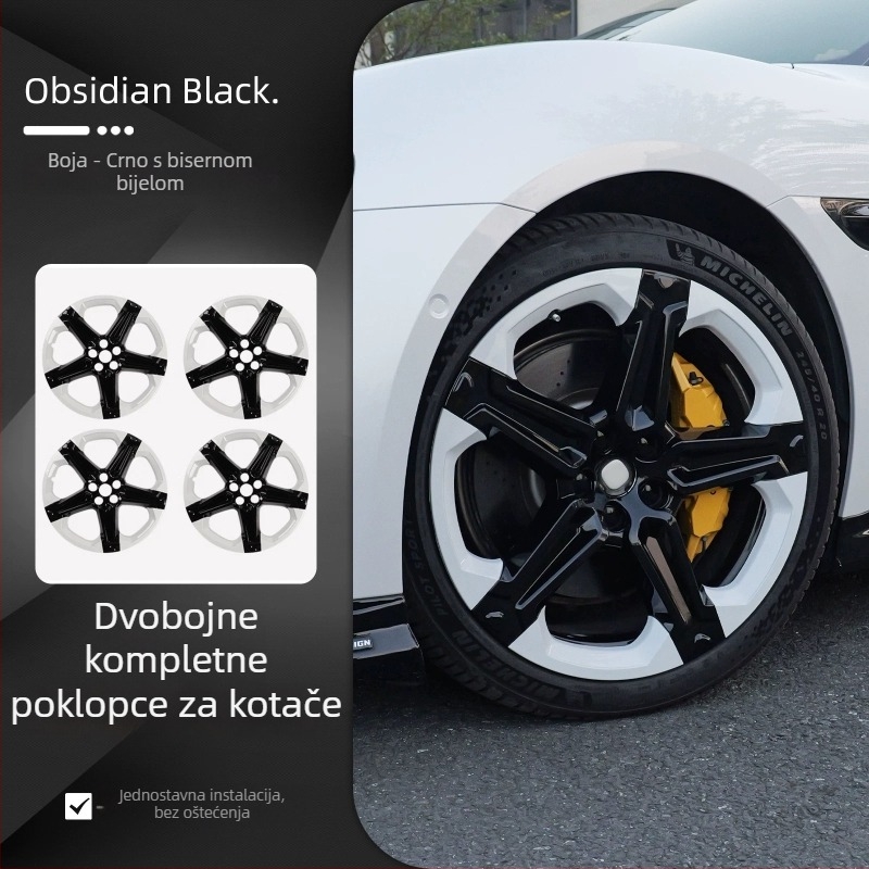 Poklopac središnjeg otvora kotača Xiaomi SU7, plastični, podrijetlo Changzhou, kompatibilan s Xiaomi SU7 modelima, opća namjena