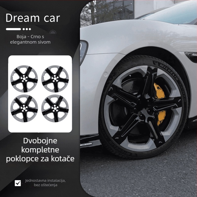 Poklopac središnjeg otvora kotača Xiaomi SU7, plastični, podrijetlo Changzhou, kompatibilan s Xiaomi SU7 modelima, opća namjena