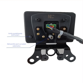 Digitalni instrument ploča motocikla CG125 – Tiansheng, ABS PMMA, točnost 1%, težina 900 g