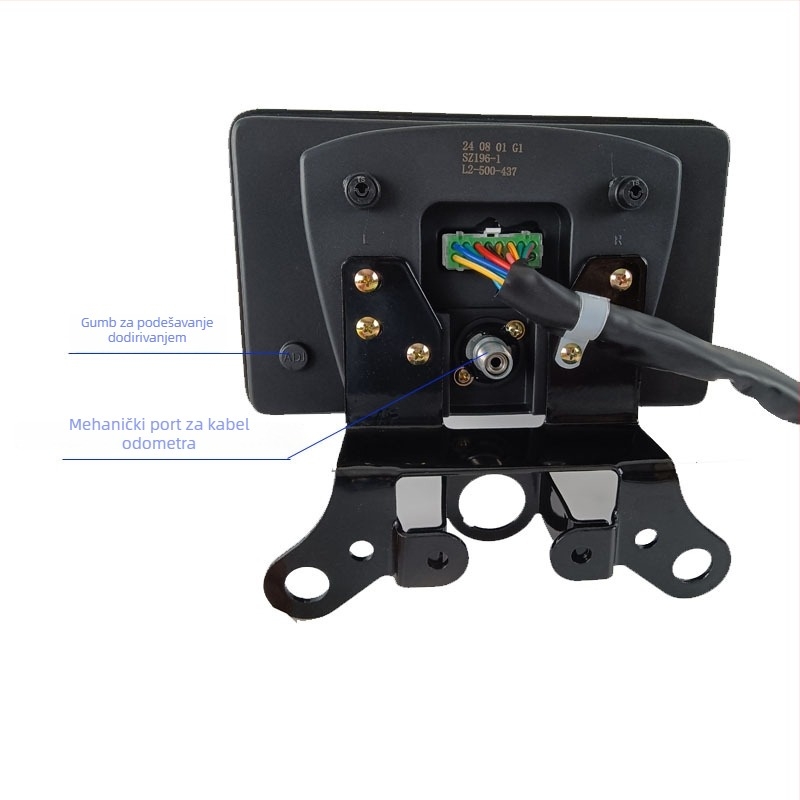 Digitalni instrument ploča motocikla CG125 – Tiansheng, ABS PMMA, točnost 1%, težina 900 g