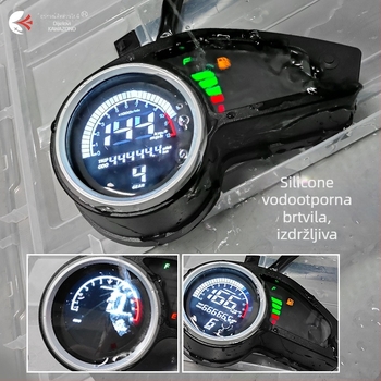 KAWAZONO instrument ploča za motocikl – ABS, 0,4 kg, kompatibilan s brazilskim off-road motociklima