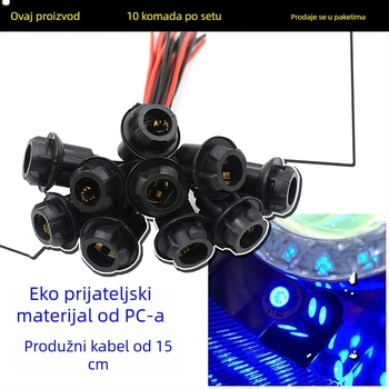 Kabel za modifikaciju instrumantalne rasvete s T10 utičnicom – CS-084B1, WUPP, za motocikl, električni automobil i auto