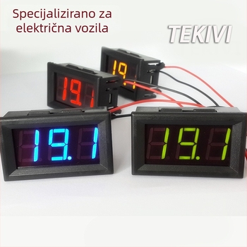 Digitalni DC voltmetar za vozila, universalni 7–150V, model SJ-DC056V-C