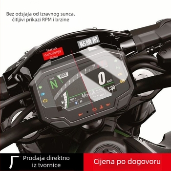 AR film protiv odsjaja za Kawasaki Z900RS instrument ploča – sprječava sunčeve odsjaje, Yicheng brand, prilagođena obrada