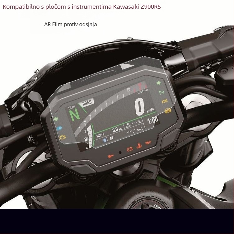 AR film protiv odsjaja za Kawasaki Z900RS instrument ploča – sprječava sunčeve odsjaje, Yicheng brand, prilagođena obrada